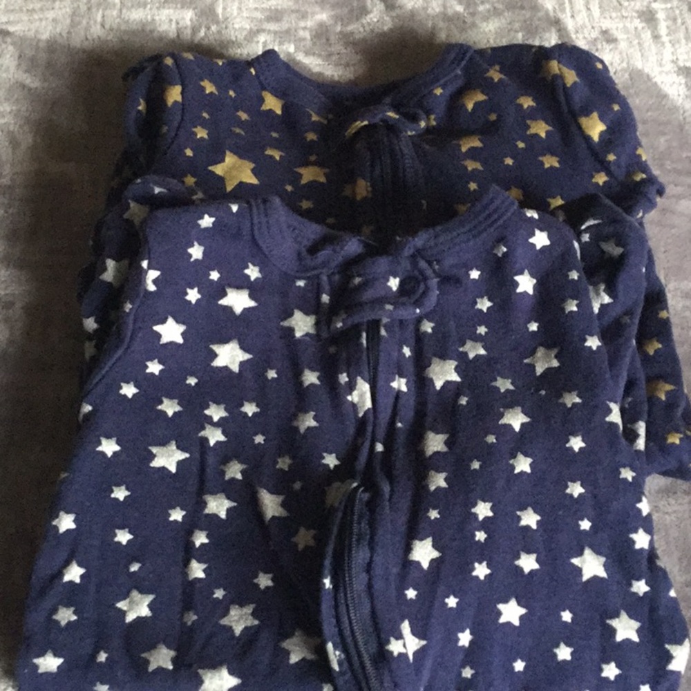 Footie pajamas! Star light , star bright...